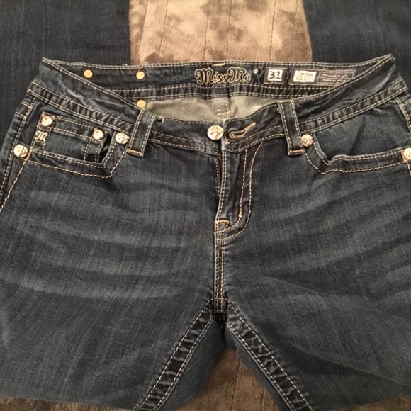 Miss Me Slim Boot Sz 31 Reg Dark Indigo - Picture 3 of 11